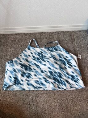 NWT Old Navy PowerSoft High-Neck Crop Sports Bra - Size 4X